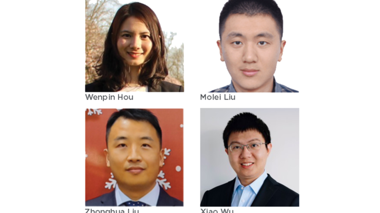New Faculty: Welcome Wenpin Hou Molei Liu Zhonghua Liu and Xiao Wu