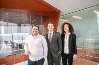 Left to Right: Randolph Singh (Deputy Director), Gary Miller (Director) and Sophie Thuault-Restituito (Center Administrator).