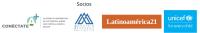 conectate, mountain research intiative, latinoamerica21 and unicef logos