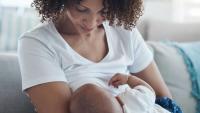 woman breastfeeding