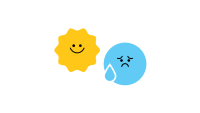 Sun and Water Emojis