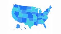 Map of the U.S.