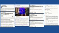 A collage of images taken from /r/heatprep showing a range of discussions