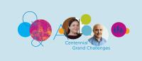 Header image with photos of Drs. Keyes and Sabawoon with text reading "Q&A Centennial Grand Challenges"