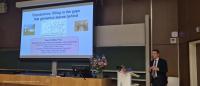 Gar Miller presenting on the Exposome at Ghent University