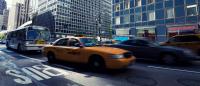 Traffic on NYC street